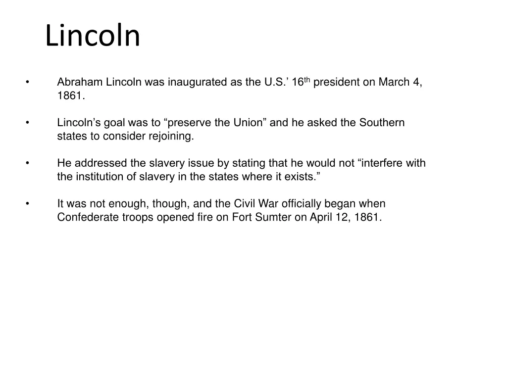 lincoln