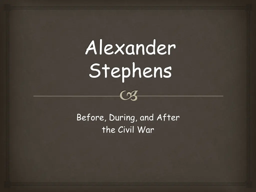 alexander stephens