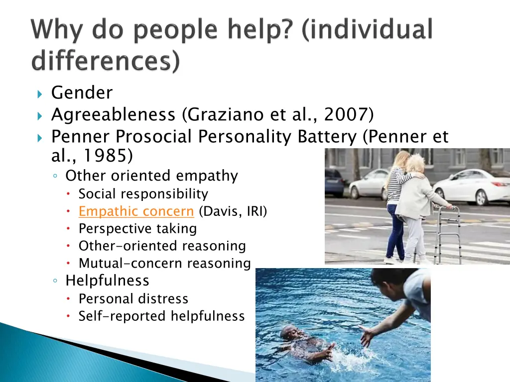 gender agreeableness graziano et al 2007 penner