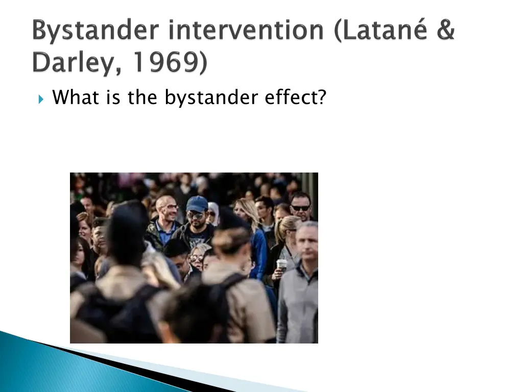 what is the bystander effect