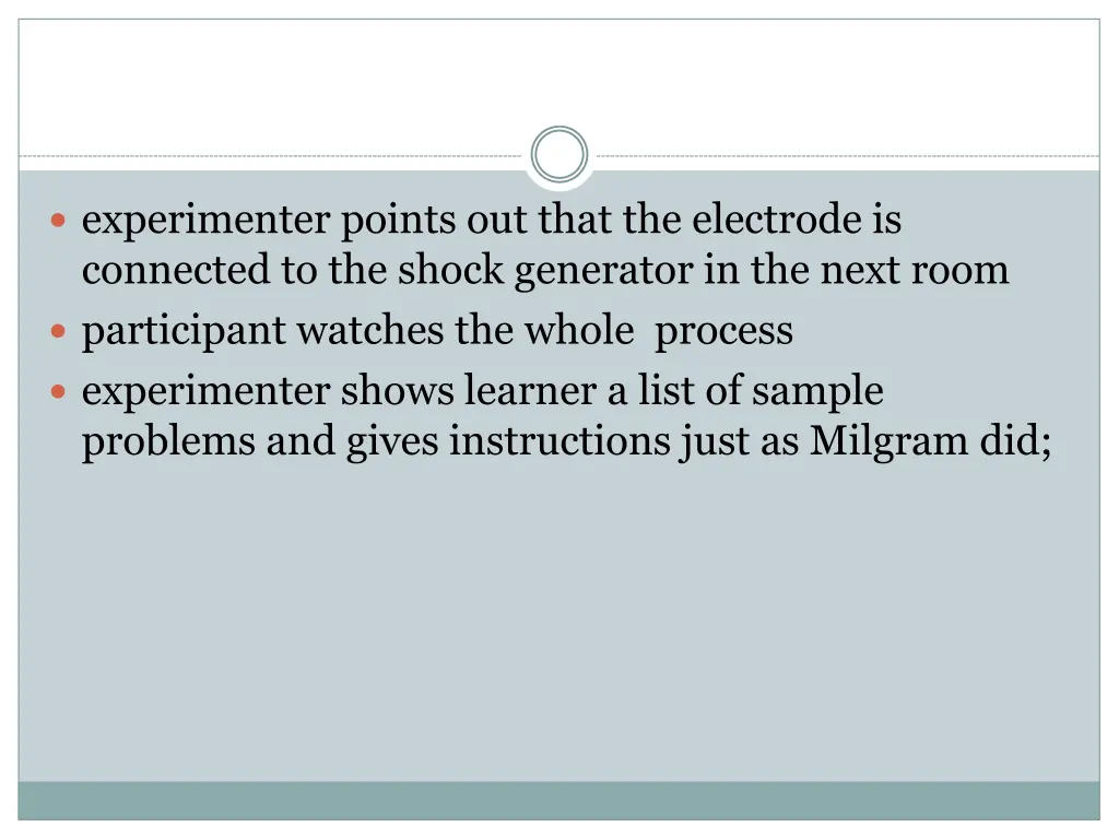 experimenter points out that the electrode