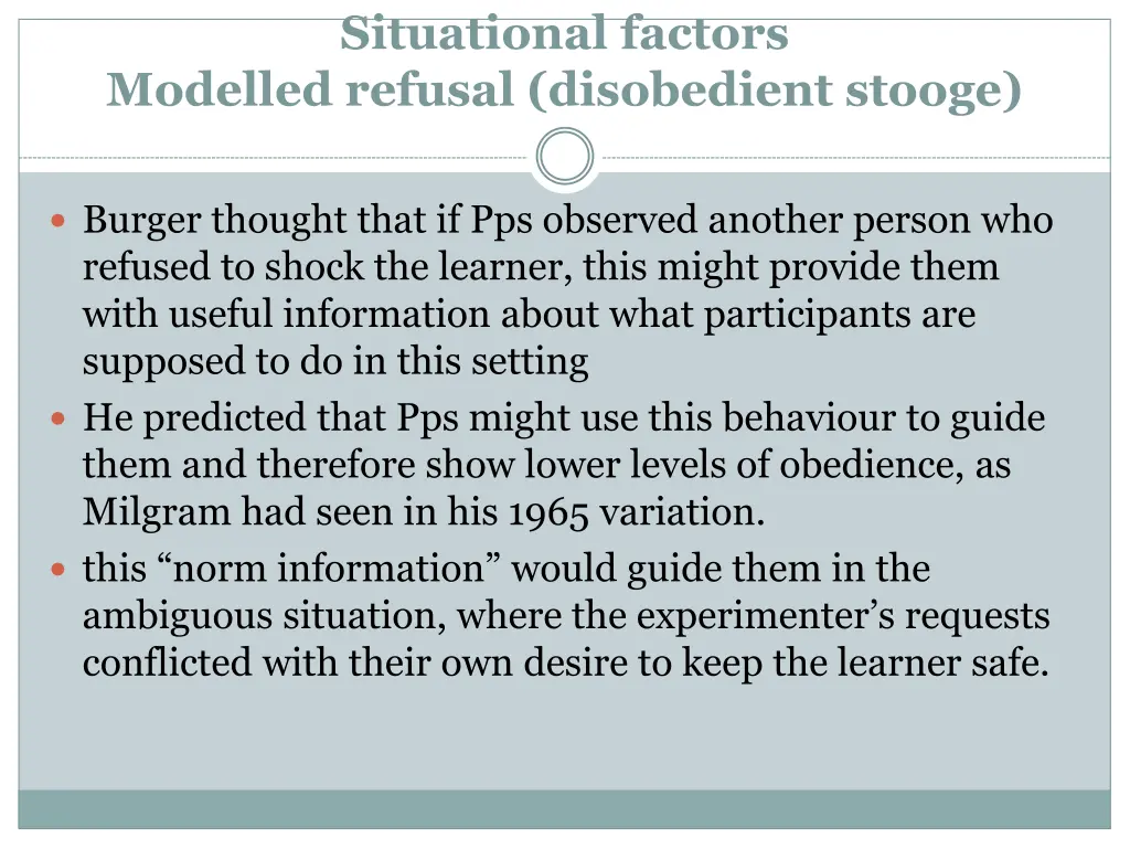 situational factors