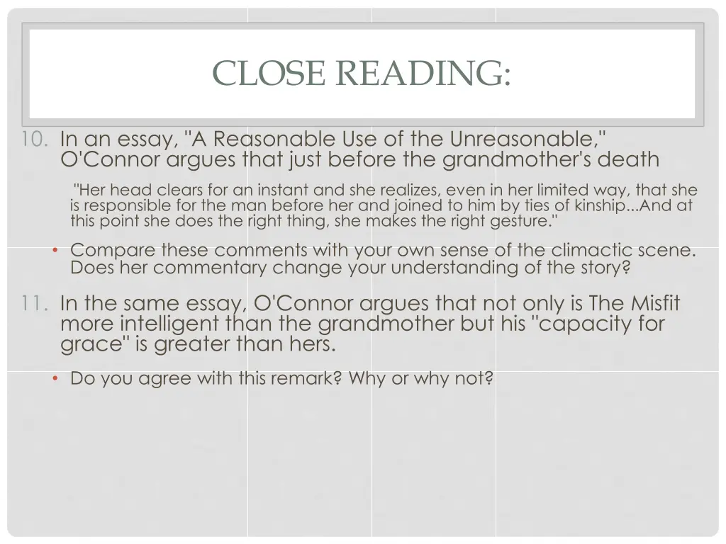 close reading 1