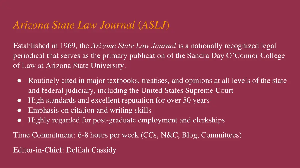 arizona state law journal aslj