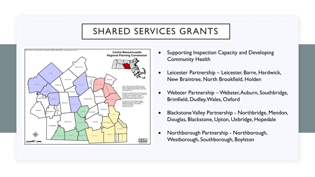 shared services grants