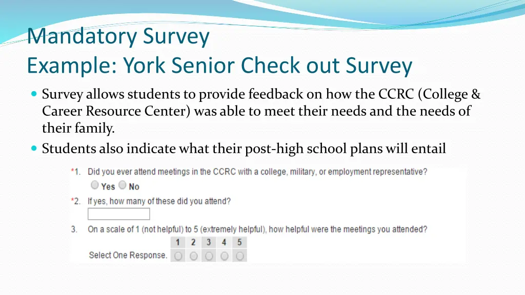 mandatory survey example york senior check 1