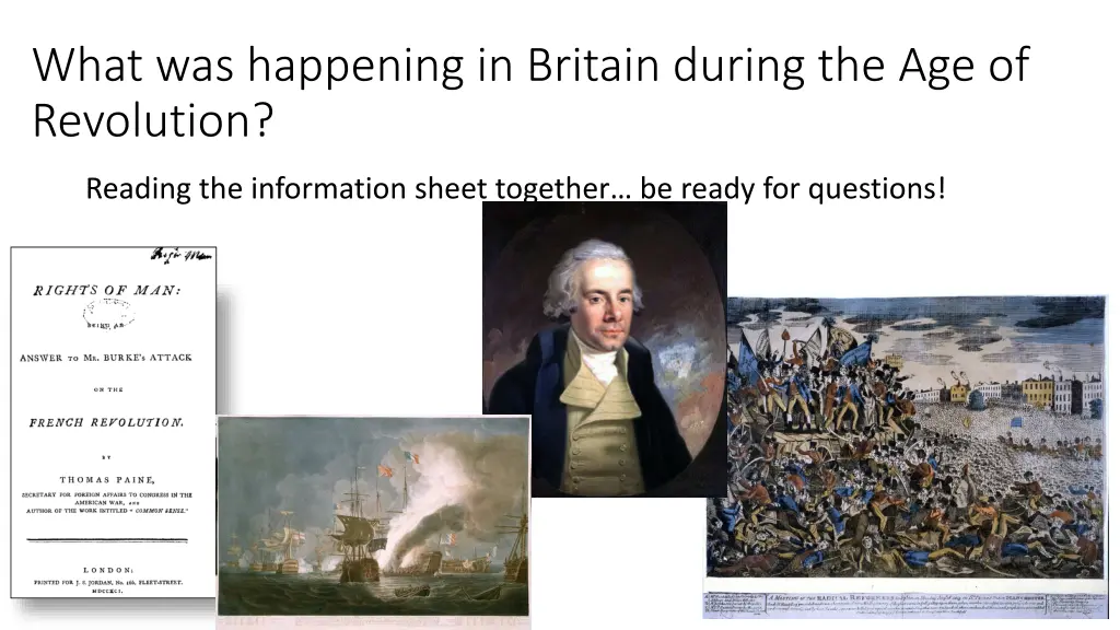 what was happening in britain during