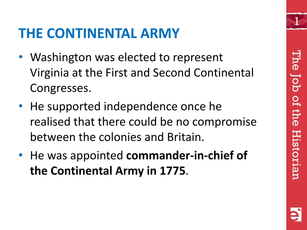 the continental army