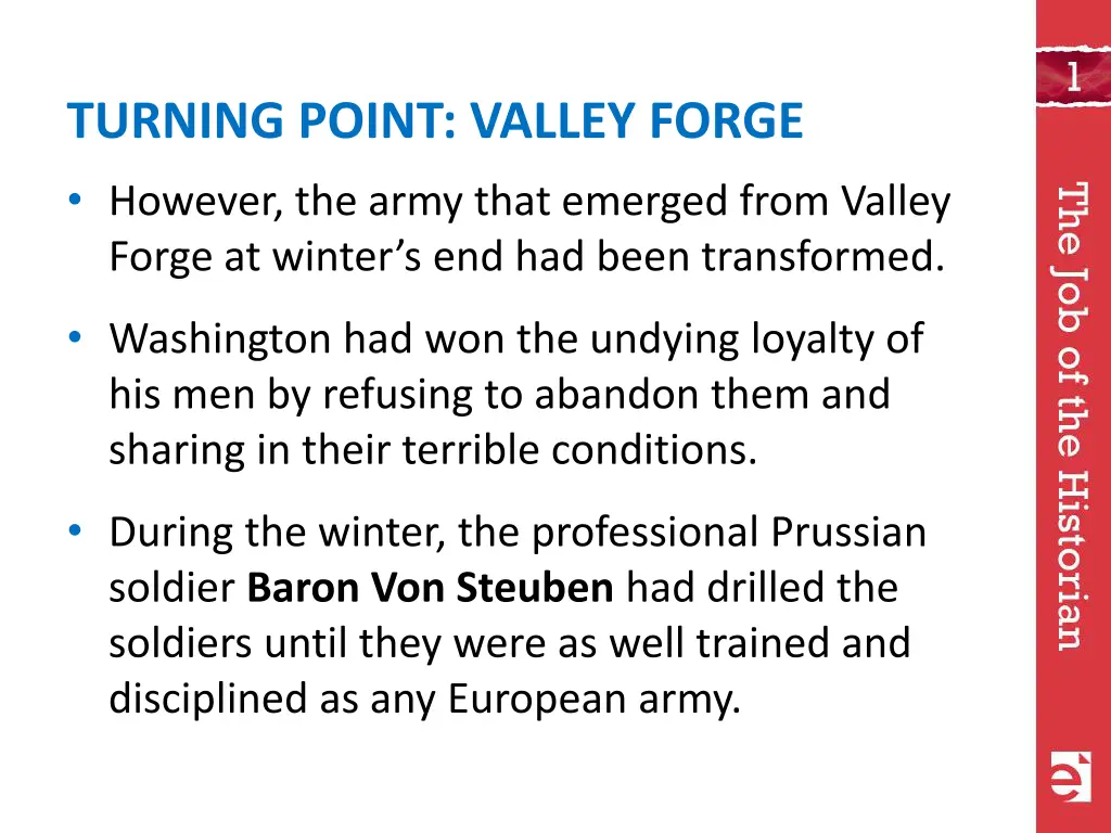 turning point valley forge 1