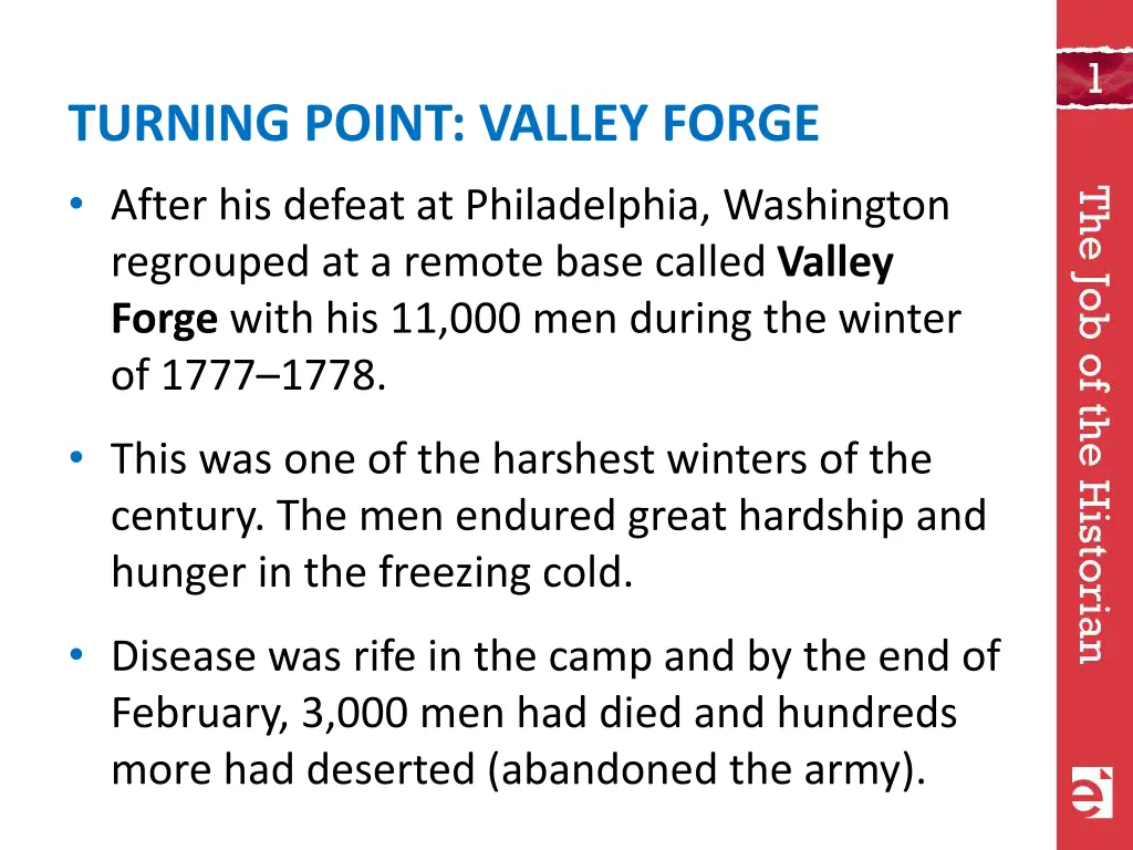 turning point valley forge