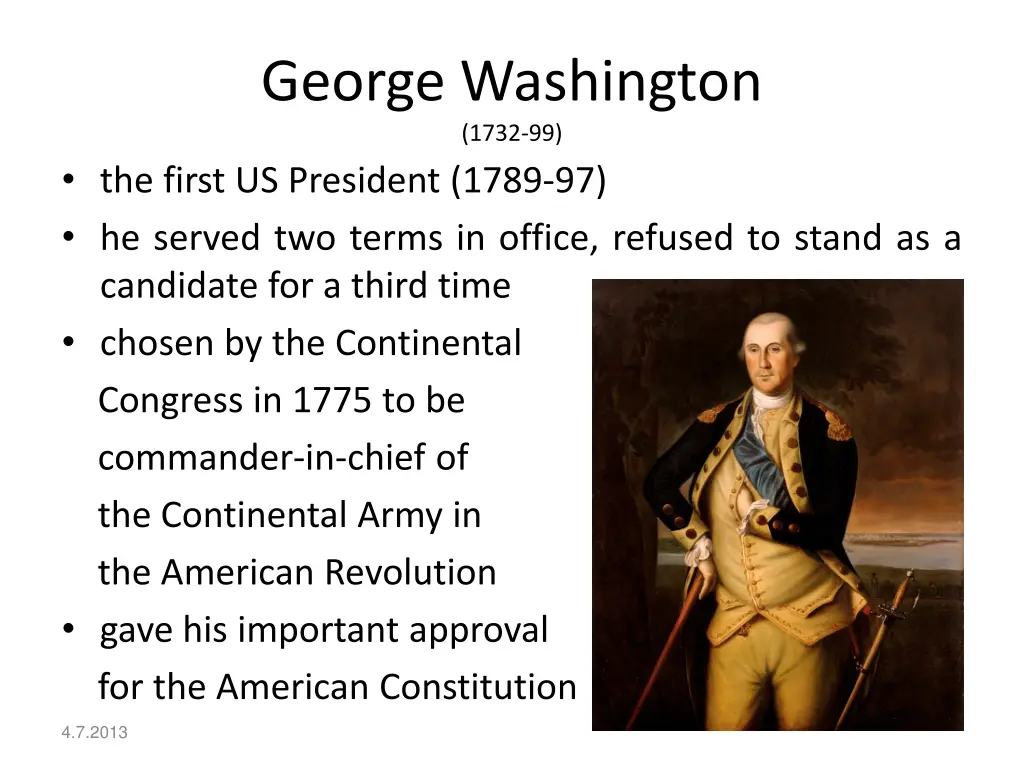 george washington 1732 99 the first us president