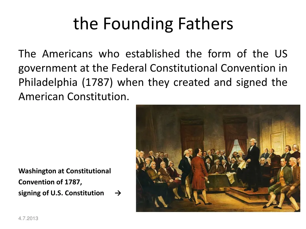 the founding fathers