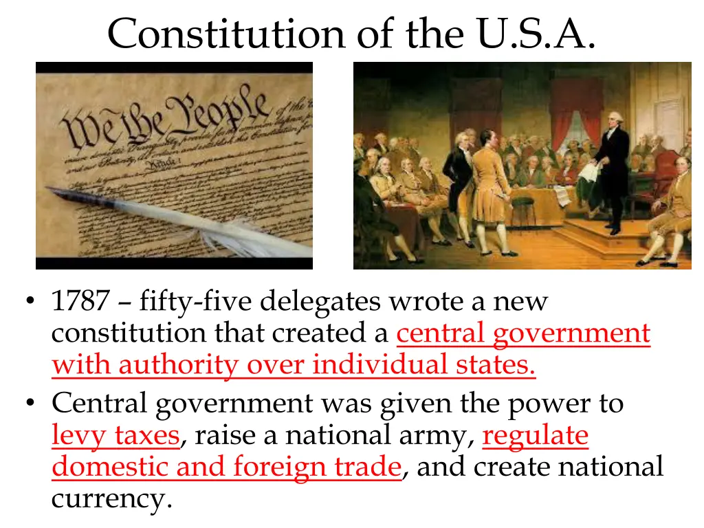 constitution of the u s a