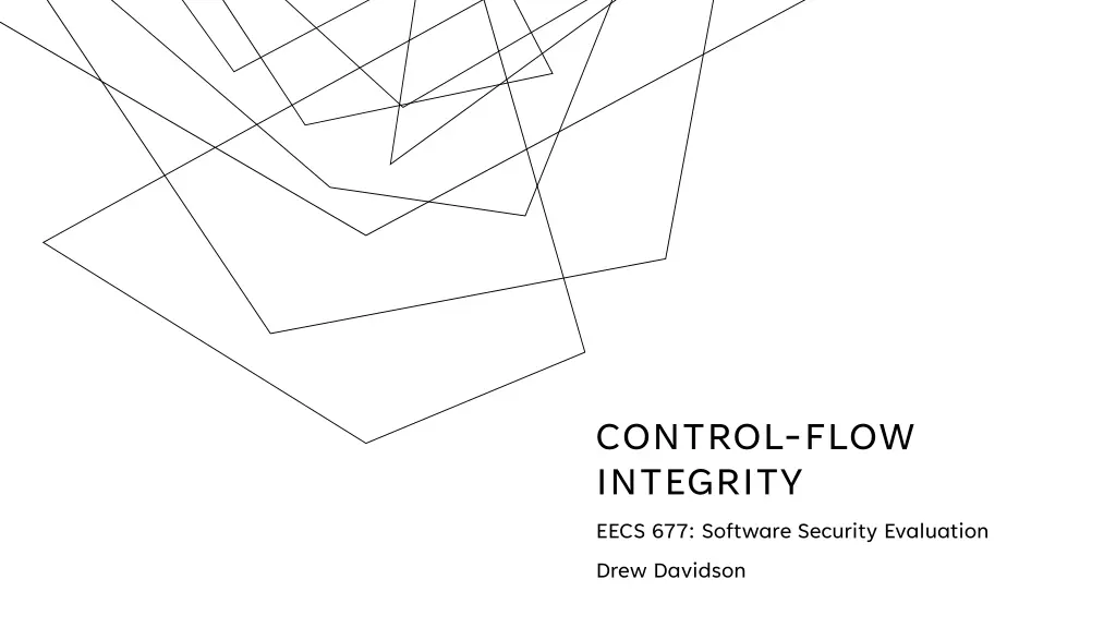 control flow integrity eecs 677 software security