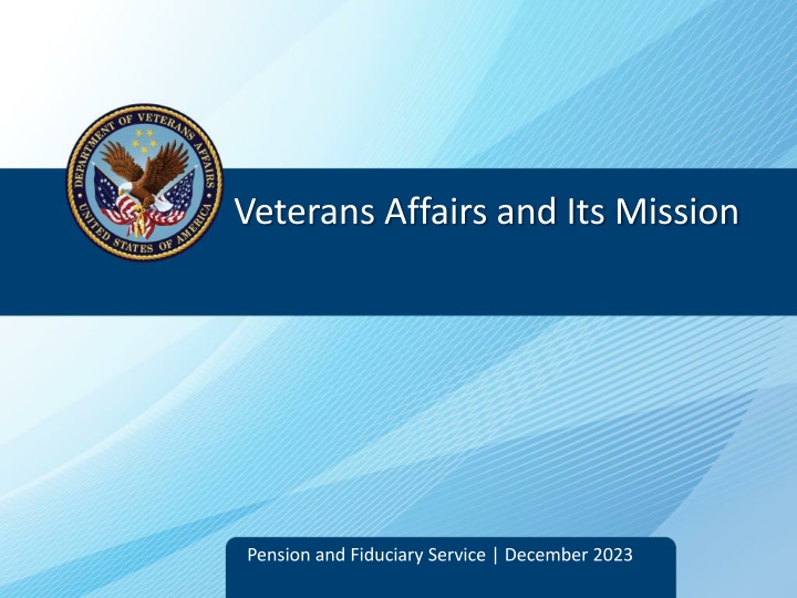 veterans affairs and its mission