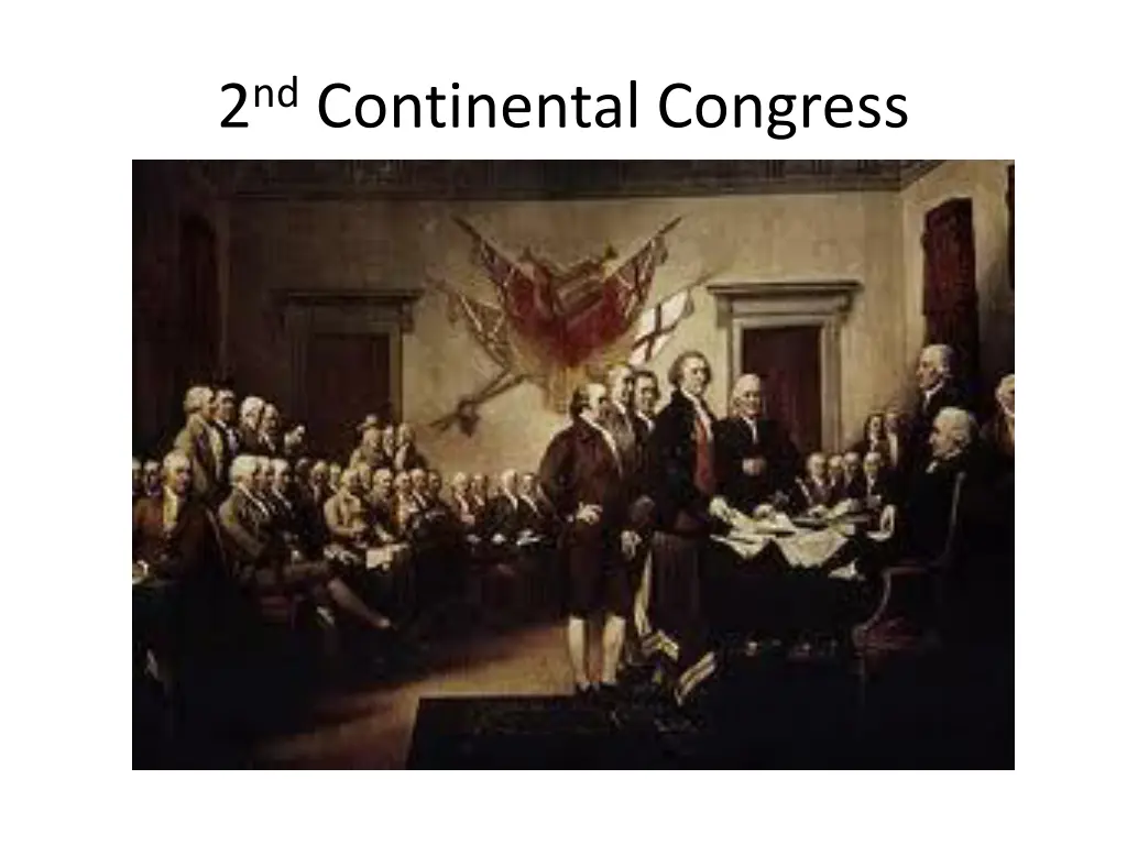 2 nd continental congress