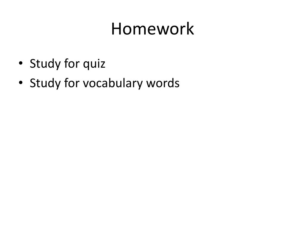 homework