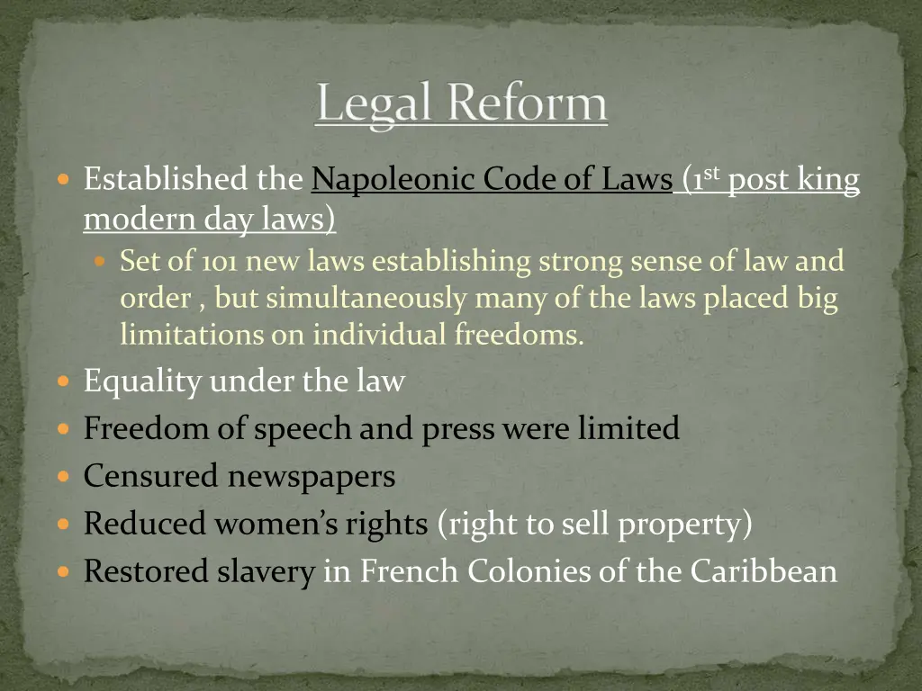 legal reform