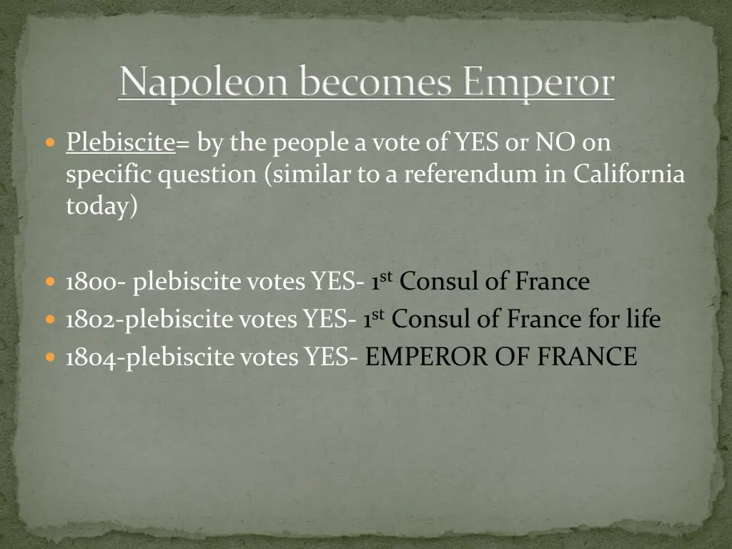 napoleon becomes emperor