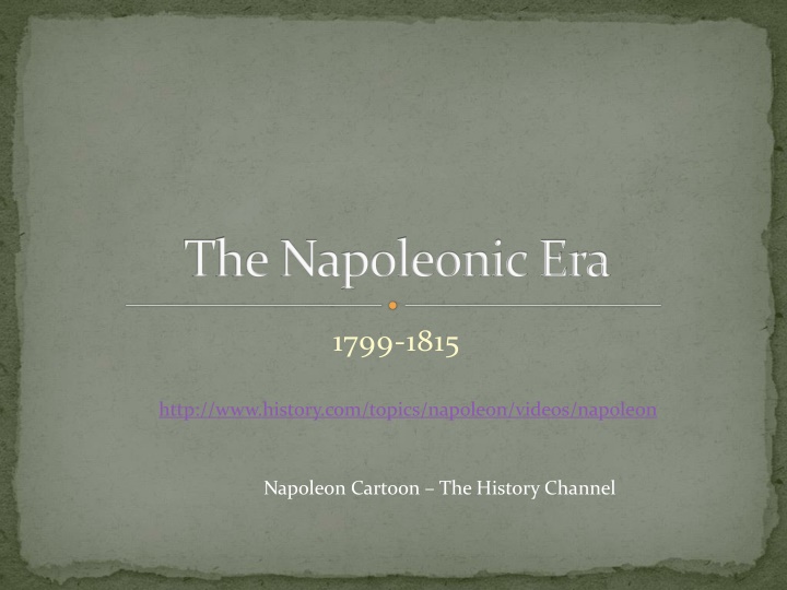 the napoleonic era