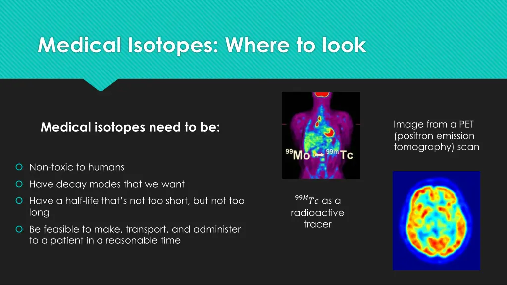 medical isotopes where to look