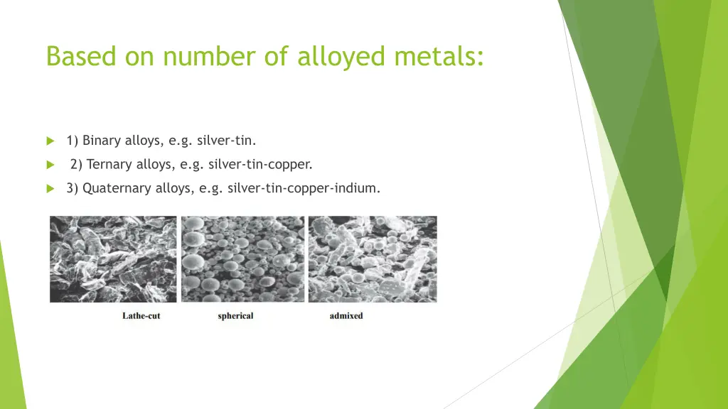 based on number of alloyed metals