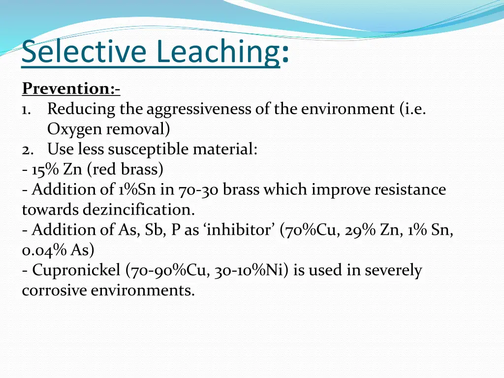 selective leaching 4