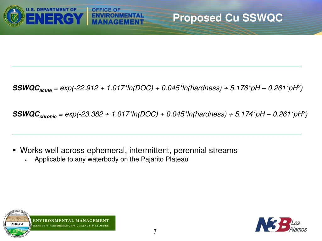 proposed cu sswqc