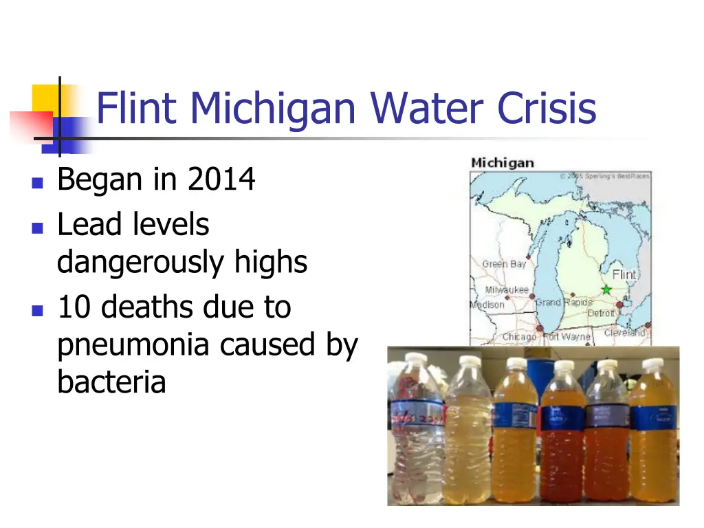 flint michigan water crisis