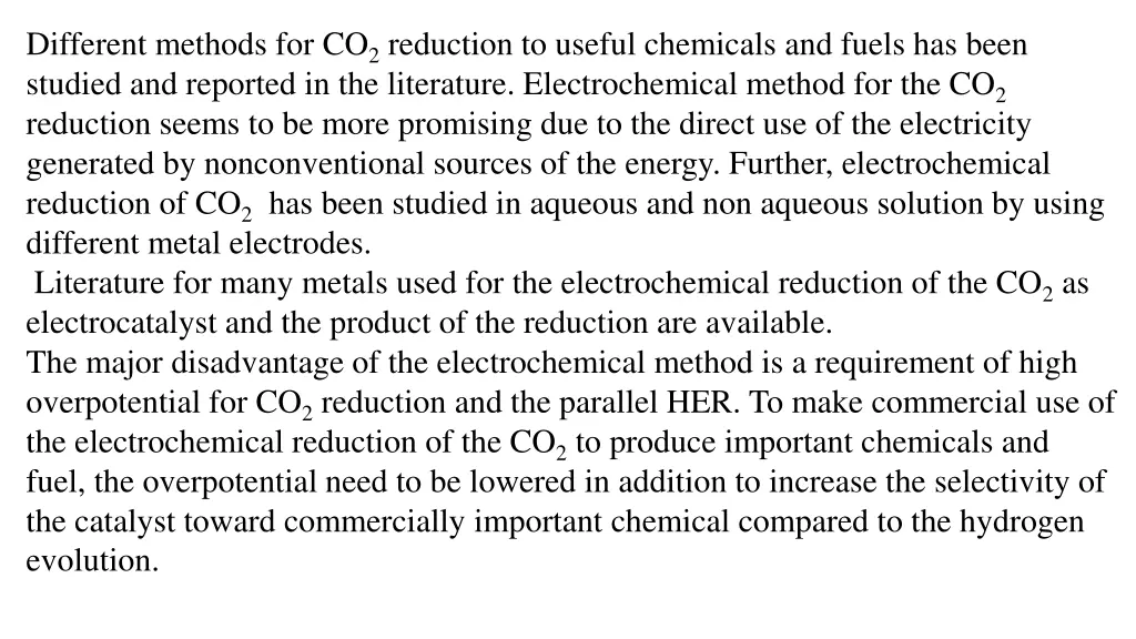 different methods for co 2 reduction to useful