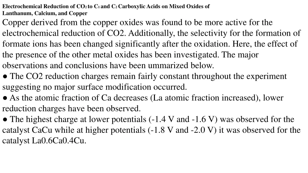 electrochemical reduction 2