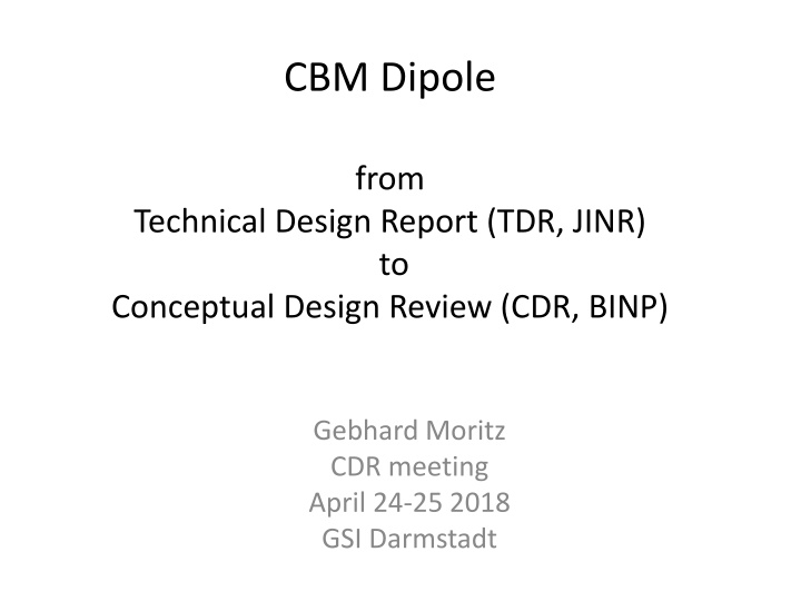 cbm dipole