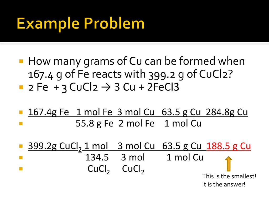 how many grams of cu can be formed when 1