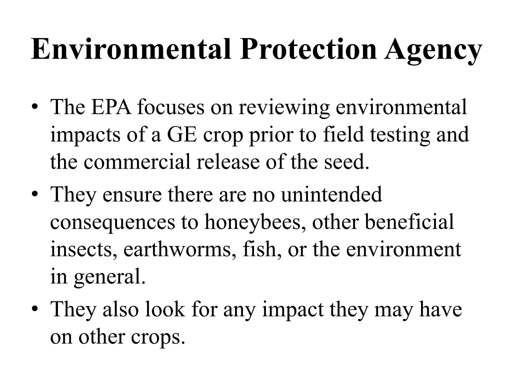 environmental protection agency