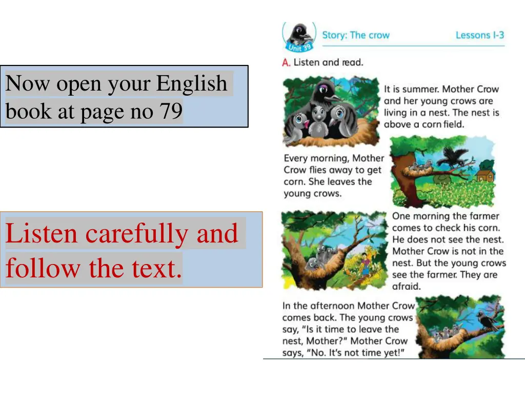 now open your english book at page no 79