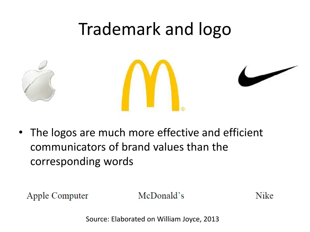 trademark and logo 1