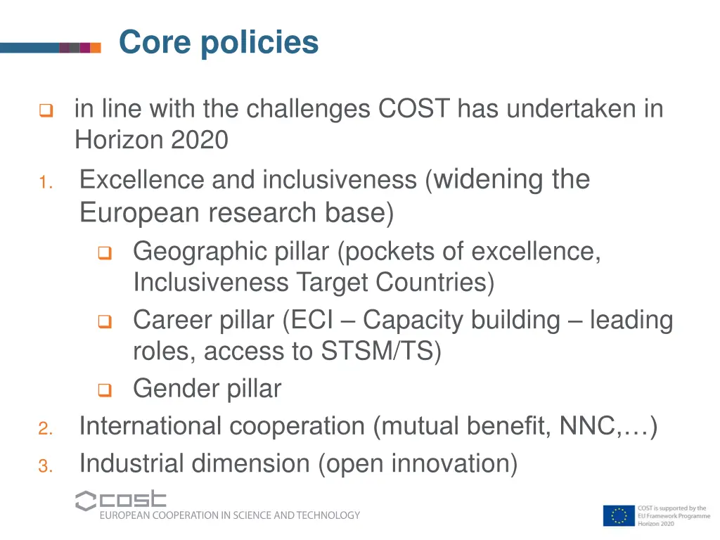 core policies