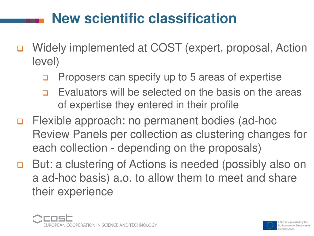 new scientific classification 1