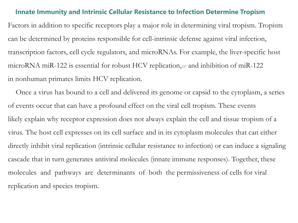 innate immunity and intrinsic cellular resistance