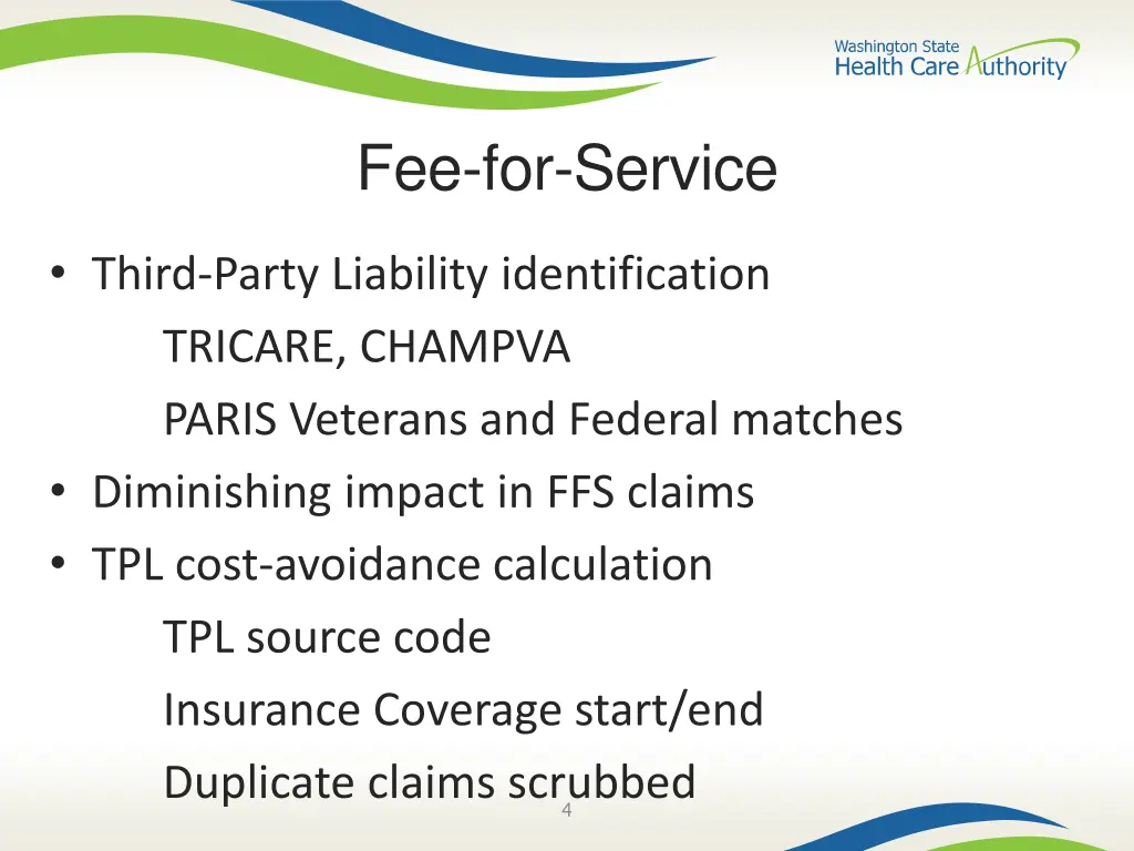 fee for service