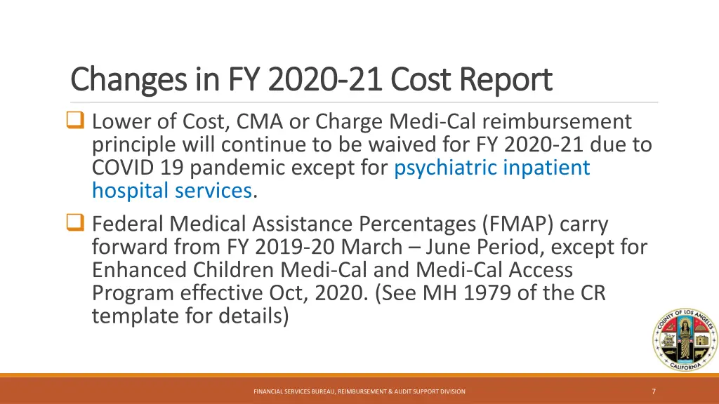 changes in fy 2020 changes in fy 2020 21 cost