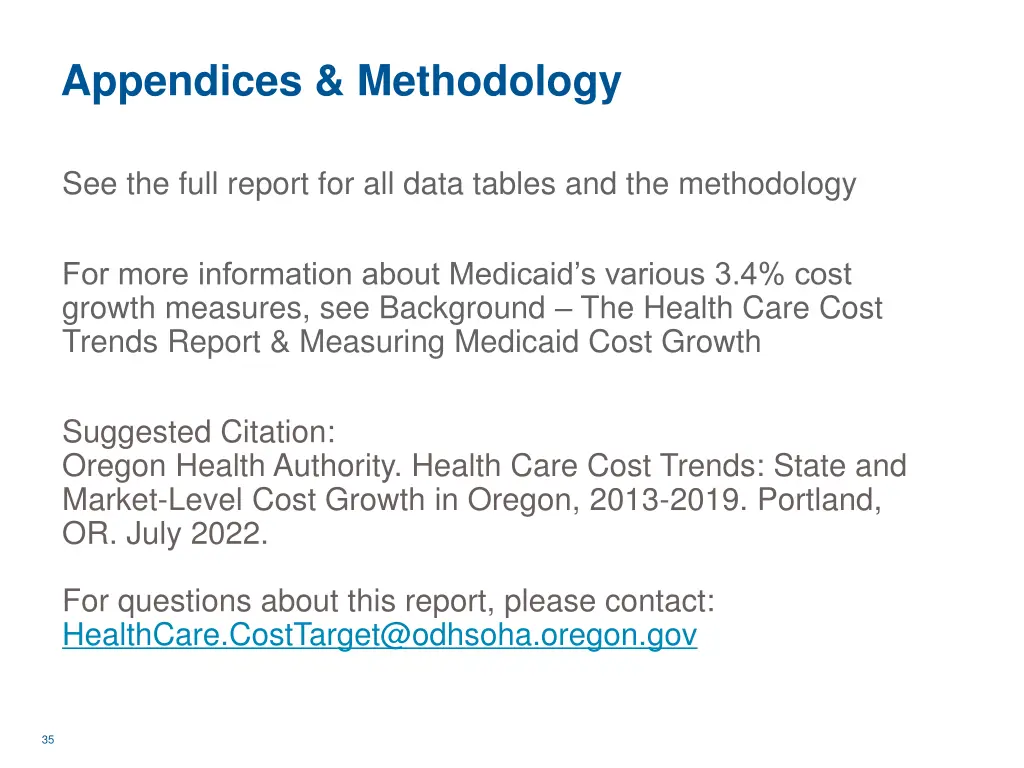 appendices methodology