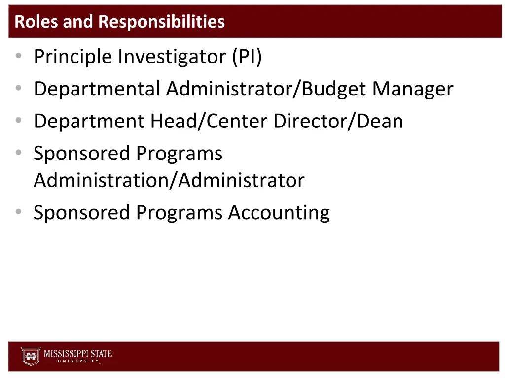 roles and responsibilities principle investigator