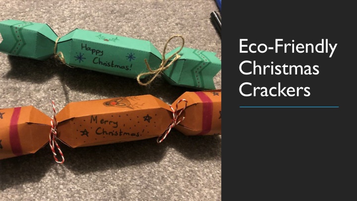 eco friendly christmas crackers