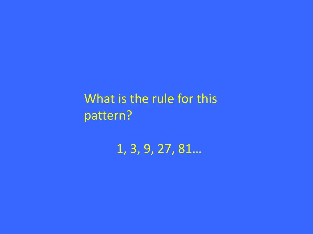 what is the rule for this pattern