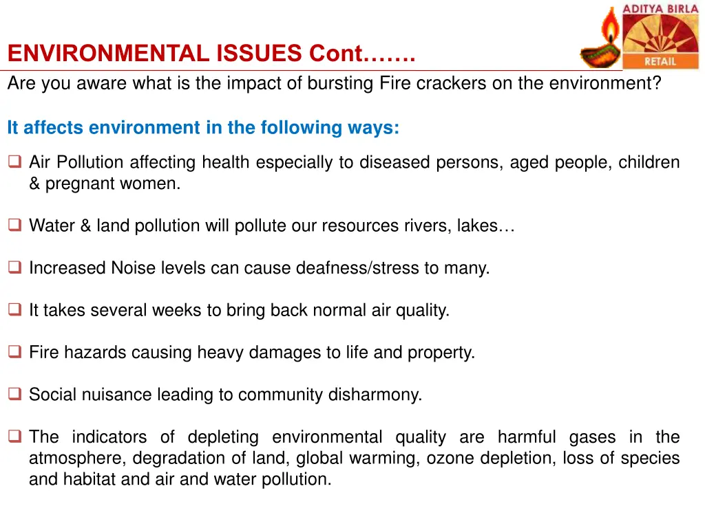 environmental issues cont