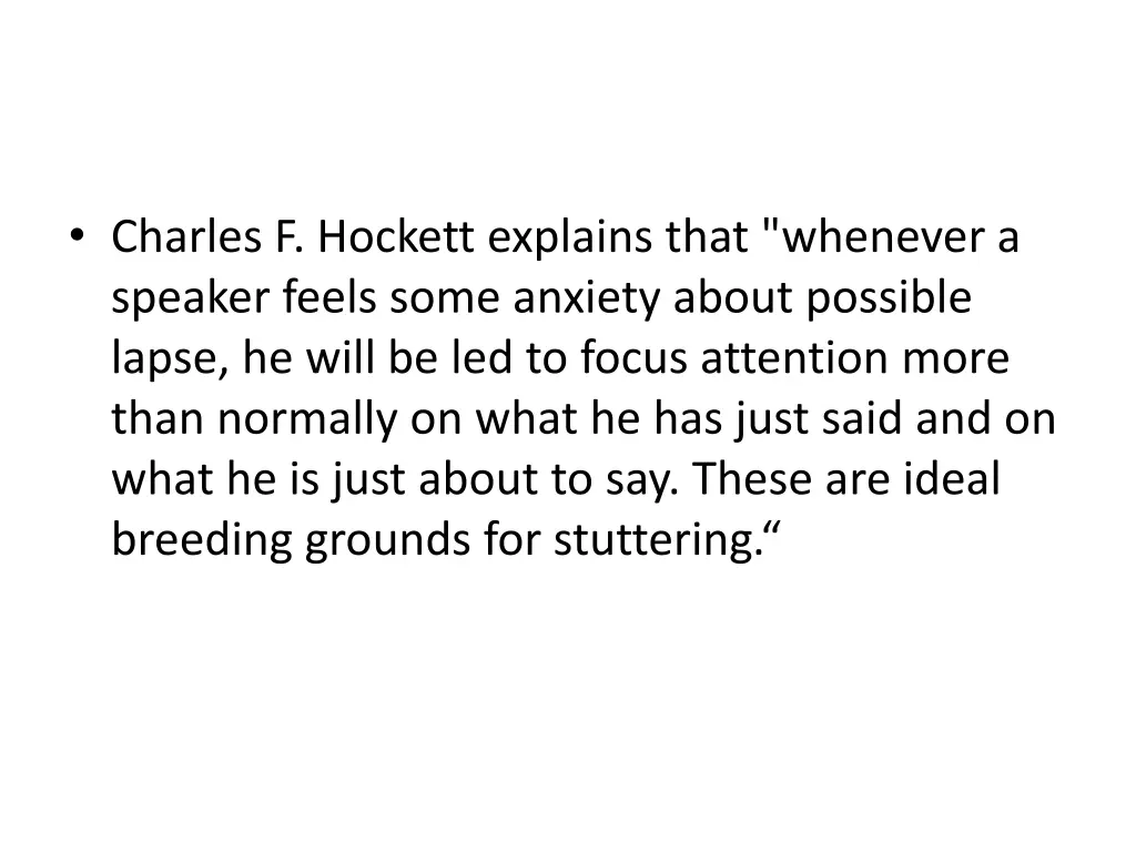 charles f hockett explains that whenever