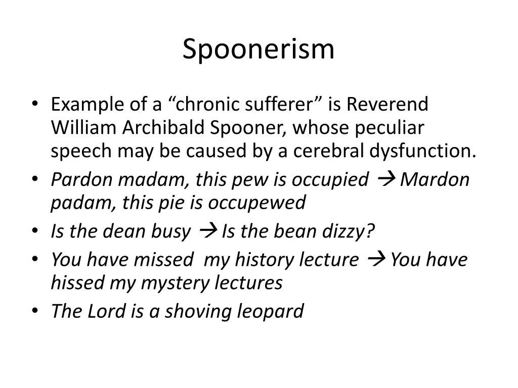 spoonerism