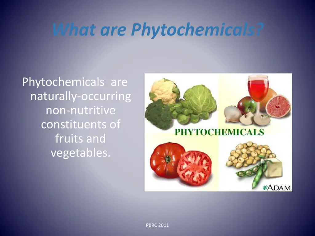 what are phytochemicals