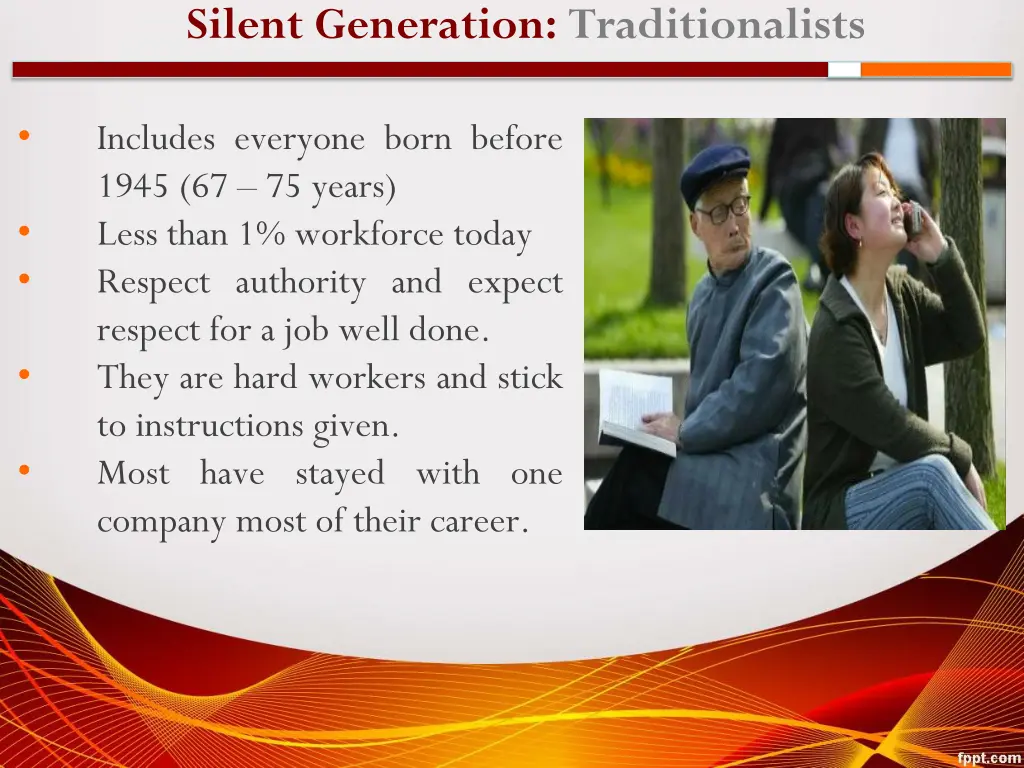 silent generation traditionalists